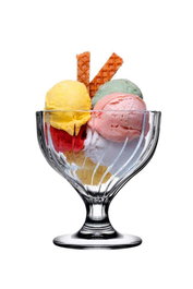 Hermia Set de Copas de Helado de Vidrio Transparente de 240 ml (2 piezas)
